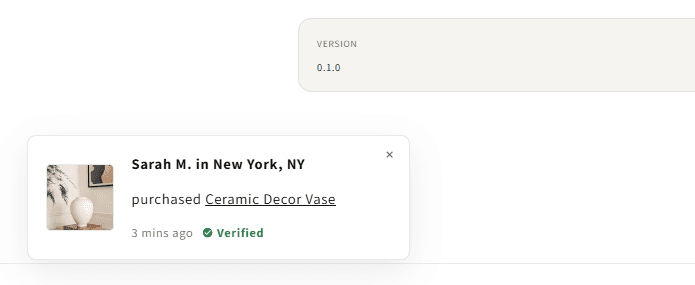 Preview of CS — Social Proof #1 (Live Activity Toast)