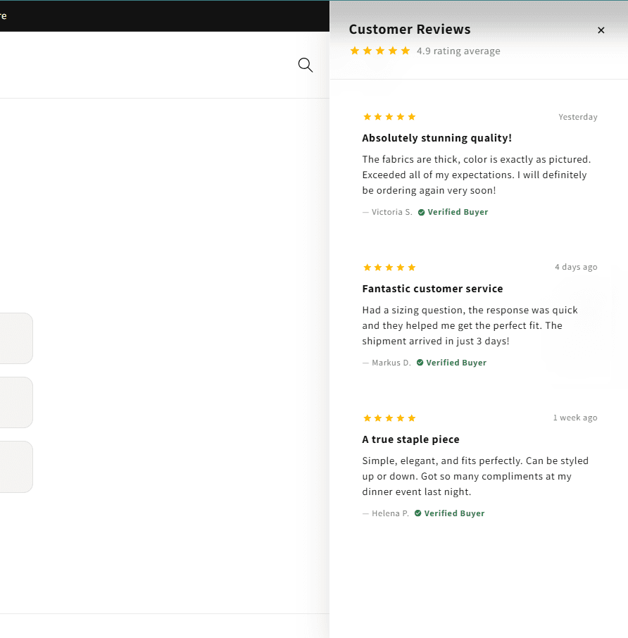 CS — Social Proof #2 (Floating Review Seal)
